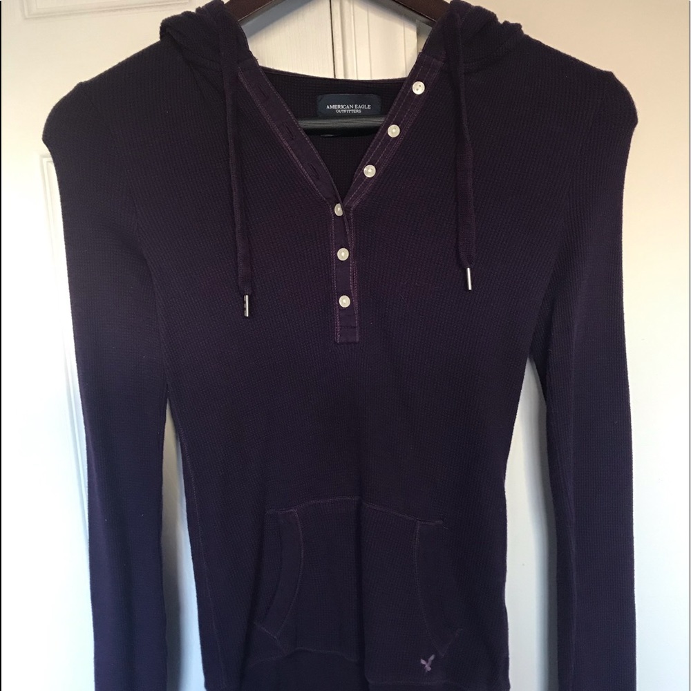 American Eagle Purple Shirt Size S